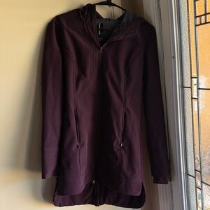 Mondetta Women's Deep Purple Hooded Trench Coat